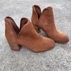 Phoebe Frye Ankle Boots Braided Booties size 7